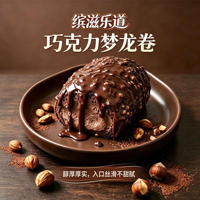缤滋乐道巧克力梦龙卷顺丰快递