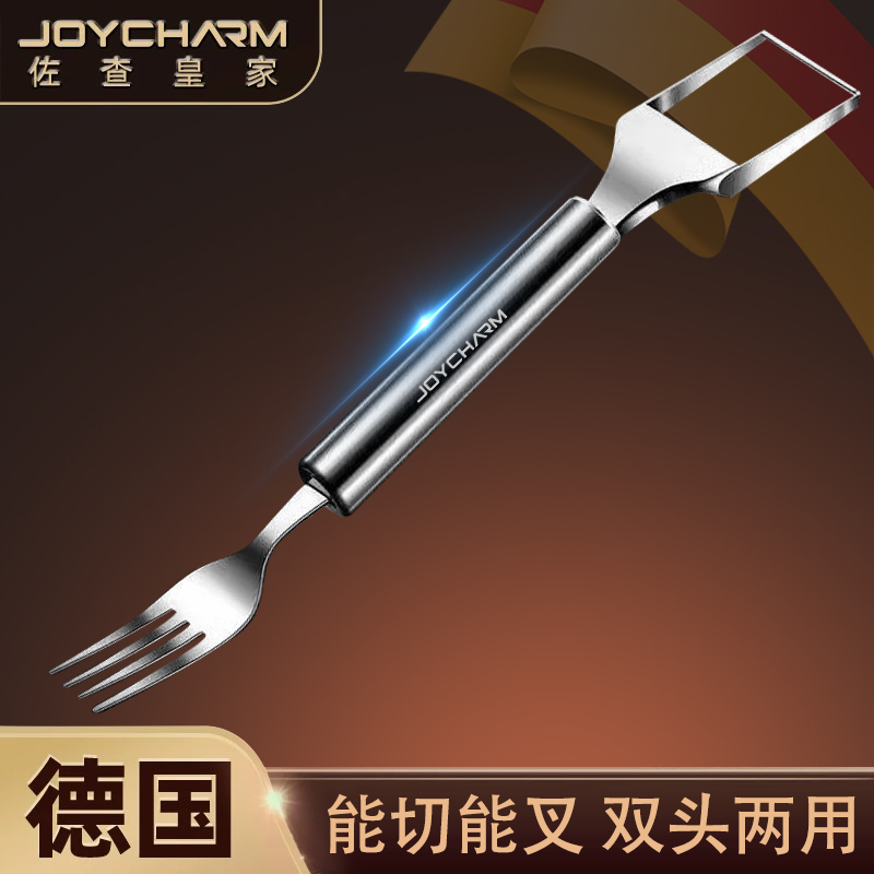德国不锈钢切西瓜神器家用双头吃瓜切瓜二合一工具切西瓜专用刀叉