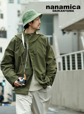 日系休闲nanamica Hooded Deck Jacket M51防风防水连帽夹克外套