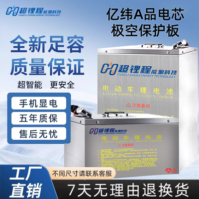 48v60v72v两轮三轮电动车锂电池