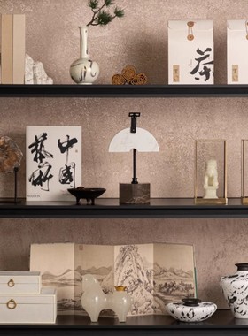 新中式高端会所办公室摆件