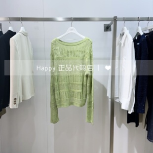 性感针织衫 26年春新款 长袖 126150TK315镂空式 LILY丽丽国内代购
