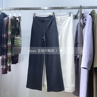 25年冬新款LILY丽丽国内代购125420C5213松紧腰绵羊毛针织休闲裤
