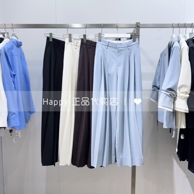 26年春新丽丽阔腿垂感宽松西裤