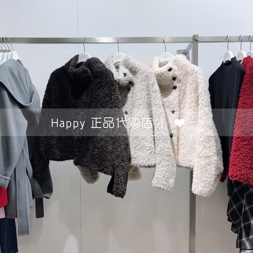 LILY丽丽25年冬新羊羔毛外套