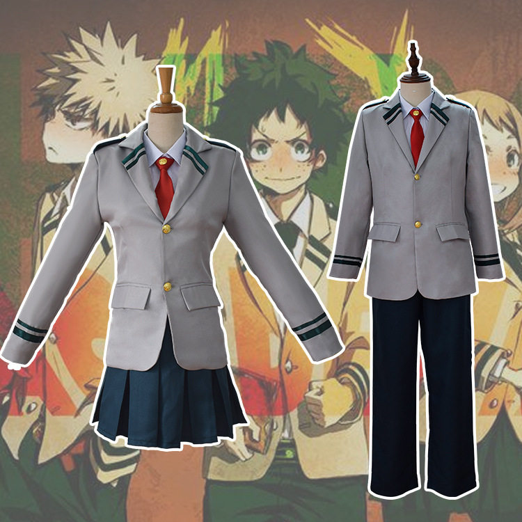 我的英雄学院cos校服绿谷出久丽日御茶子轰焦冻cosplay动漫服装