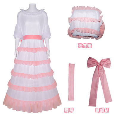 真人电影小美人鱼cos服衣服爱丽儿公主裙连衣长裙同款cosplay服装