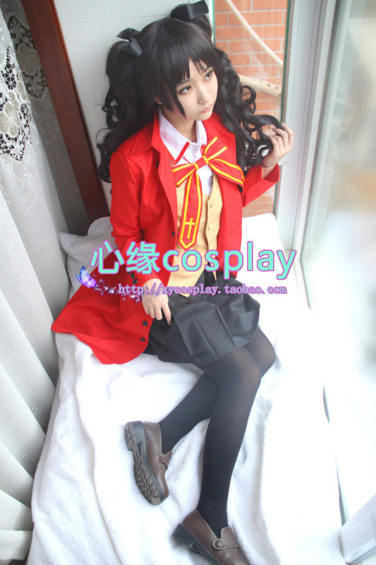 现货心缘cosplay服装Fatestaynight远坂凛