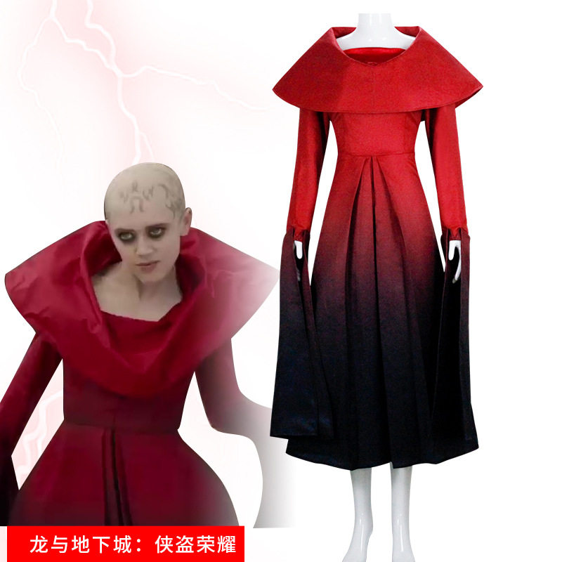 龙与地下城侠盗荣耀cos服索菲娜cosplay舞台表演服女巫连衣裙