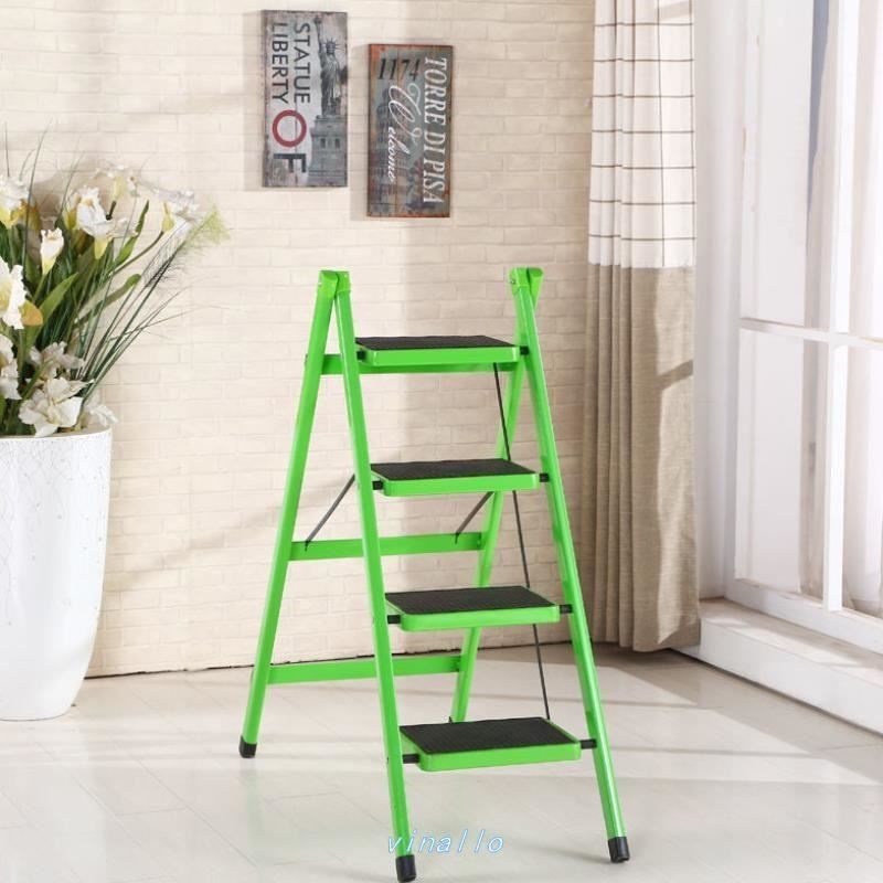 Indoor oblique O beam stair ladder household folding B Sta
