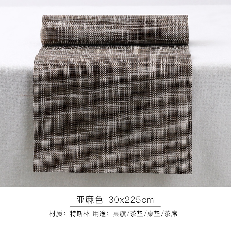Japanese style table mat PVC table runner heat proof mat t