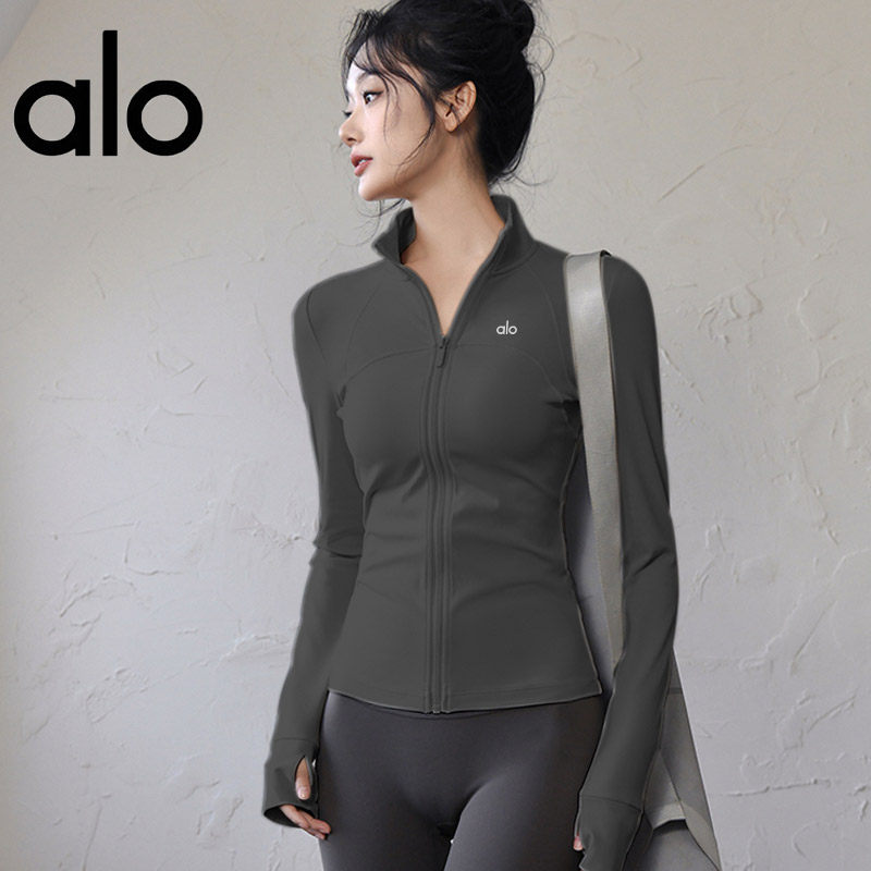 a|o运动瑜伽外套女秋冬季修身显瘦高弹速干茄克跑步段练立领上衣,运动服/休闲服装,运动茄克/外套,淘宝优惠券,粉丝福利购,淘宝优惠卷