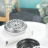 便携式 蚊香盒不锈钢驱蚊器户外带盖防蚊香盒蚊香盘座蚊香托盘家用