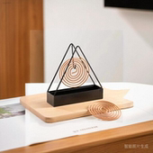 蚊香架子檀香炉挂式 家用带盖接灰盒支撑架防烫创意户外蚊香盘托盘