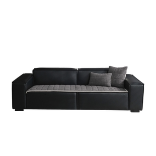 新羊绒办公室沙发垫深灰色简约防滑冬季真皮沙发坐垫实木组合红木