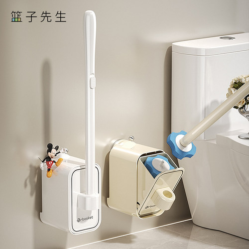 吸盘马桶刷一次性壁挂式卫生间清洁刷2025新款家用无死角厕所刷子
