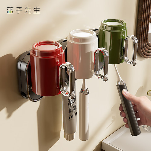 吸盘牙刷置物架免打孔