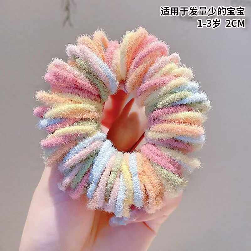 马海毛扎小揪揪不伤发橡皮筋