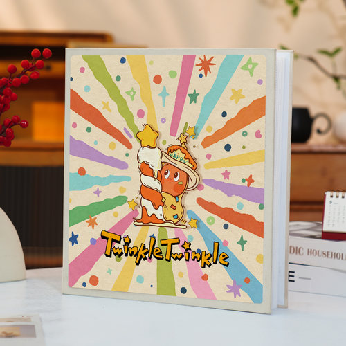 星星小人插页大容量拍立得相册