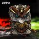 雷霆机甲Zippo芝宝重盔甲炫酷夜光送礼品防风煤油打火机紫铜机关