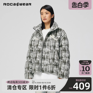 Rocawear刺绣宽松羽绒服