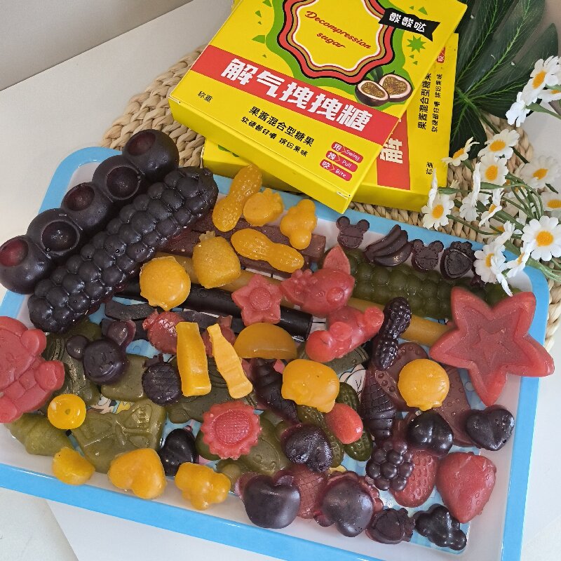网红糖果咬不动的糖拽拽糖