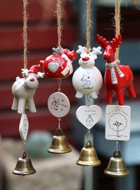 可爱圣诞节日氛围麋鹿装饰挂件
