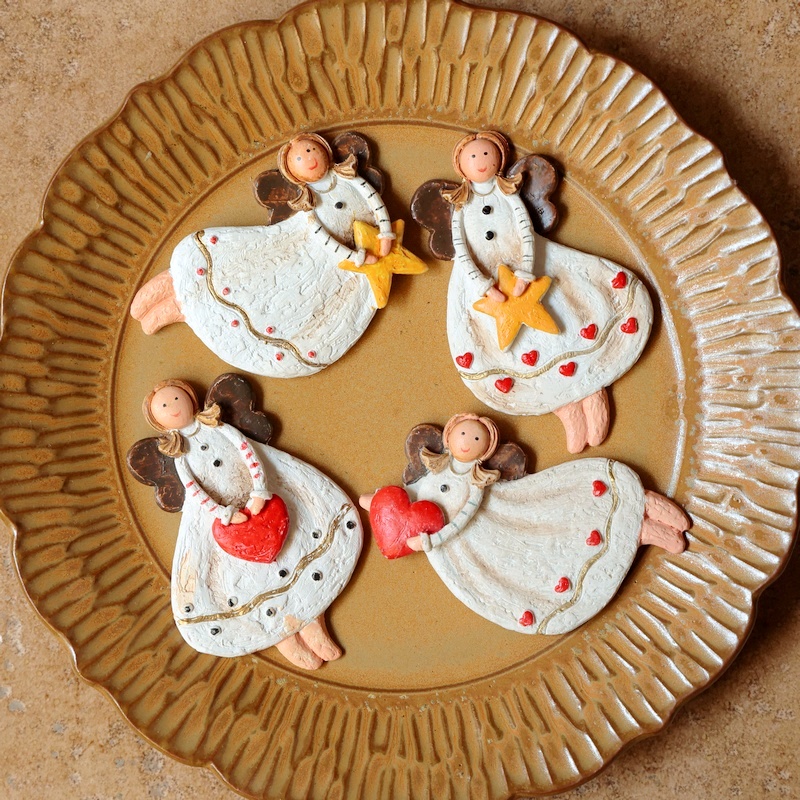 美式乡村复古星爱心冰箱磁性装饰