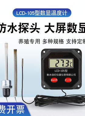 数显温度计带探头耐酸碱工业用