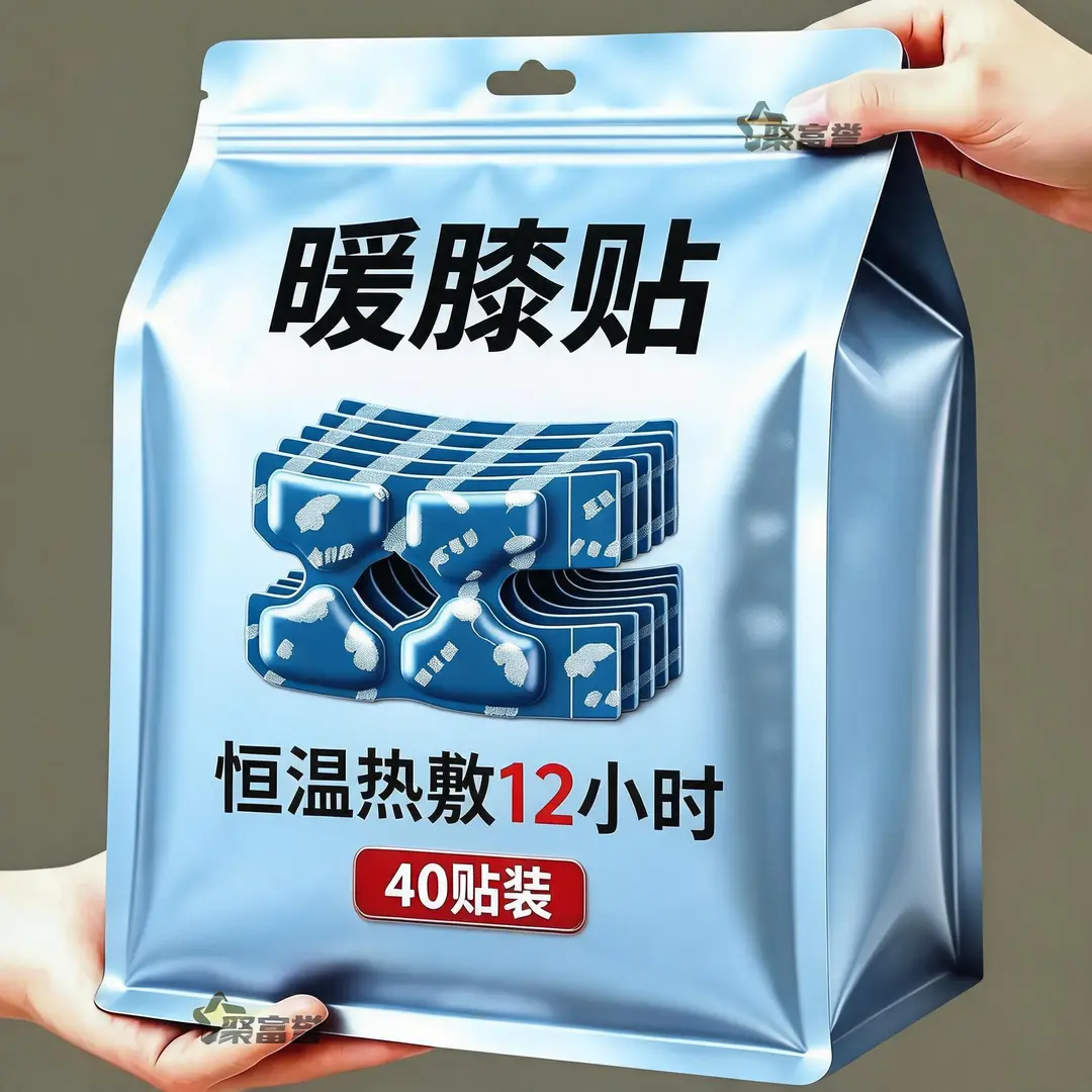 艾草自发热护膝热敷贴持久发热