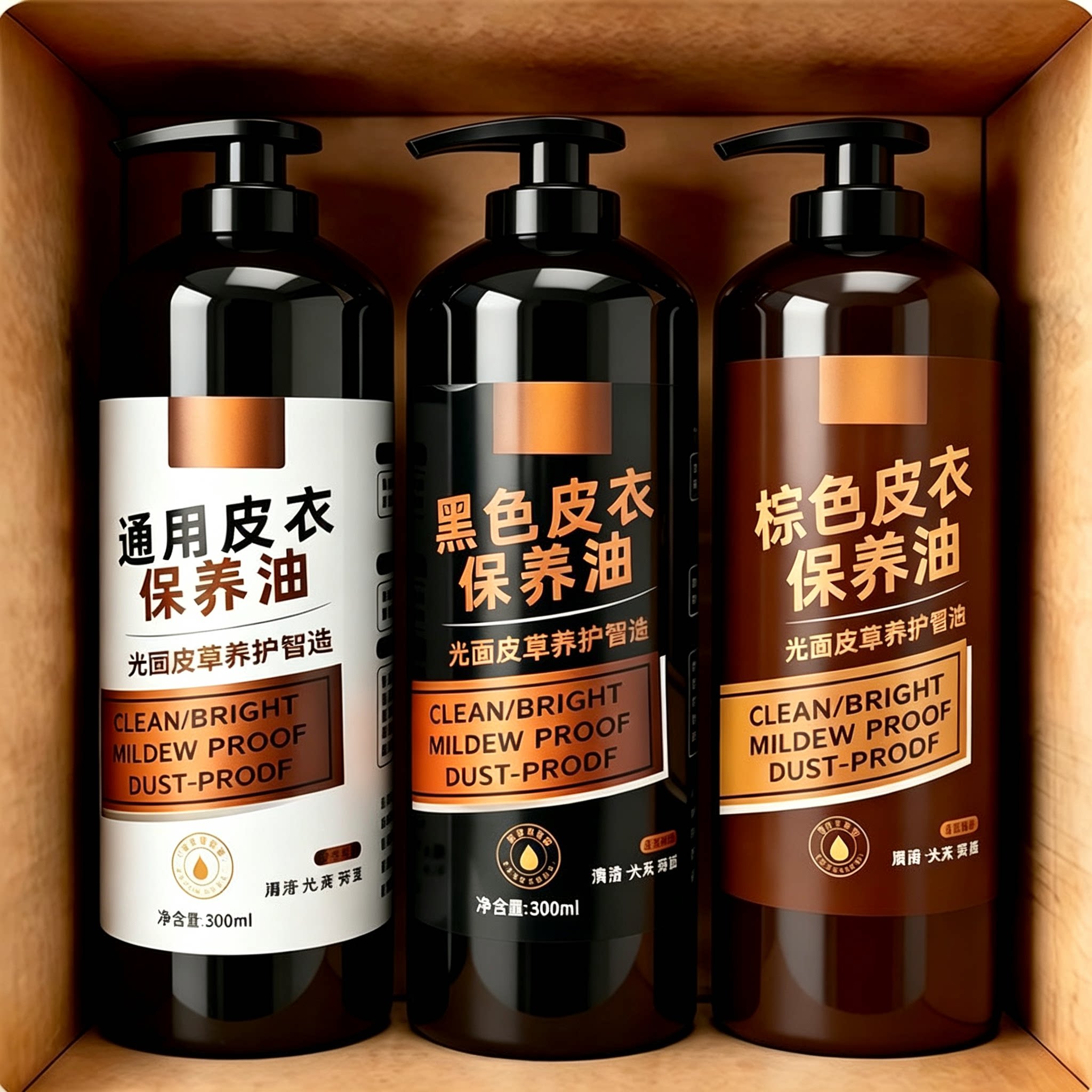 皮衣保养油【清洁保养】自带喷头
