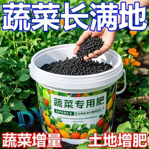 [【蔬菜有机肥料】瓜果绿植家用种菜缓释颗粒营养水溶肥果蔬通用型]