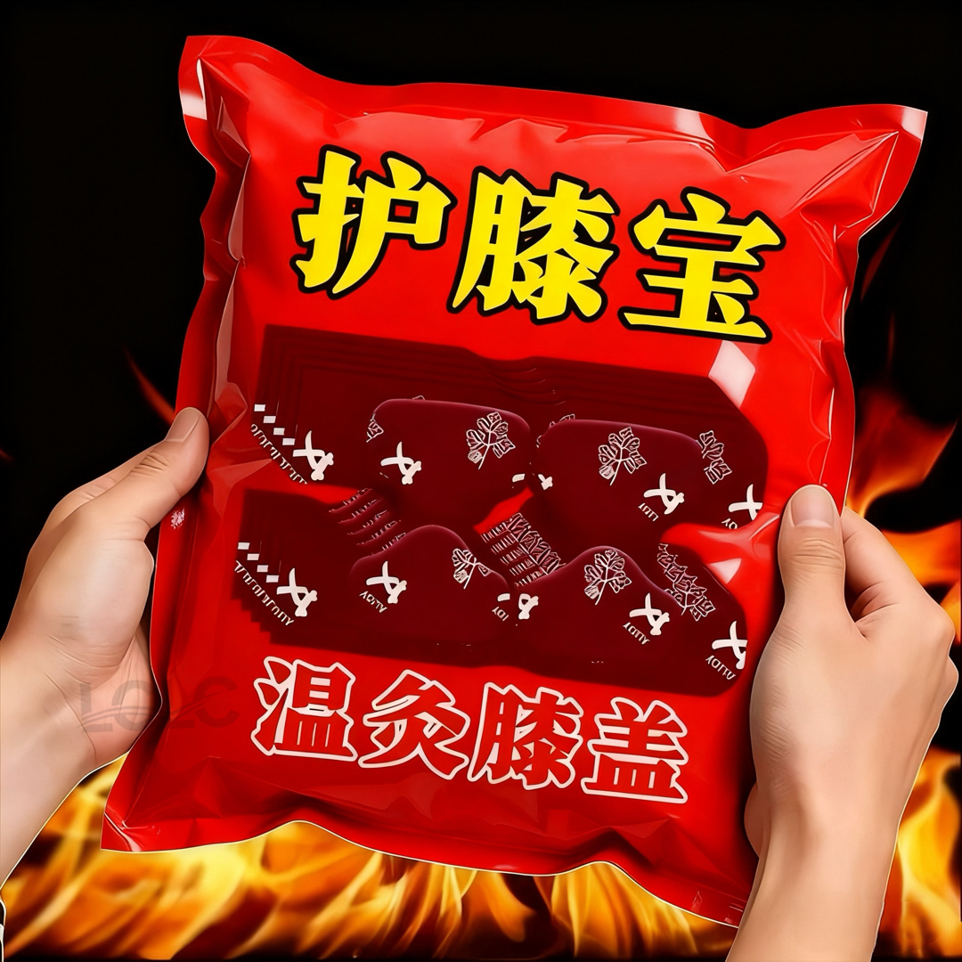 艾草热敷关节保暖护膝贴发热神器