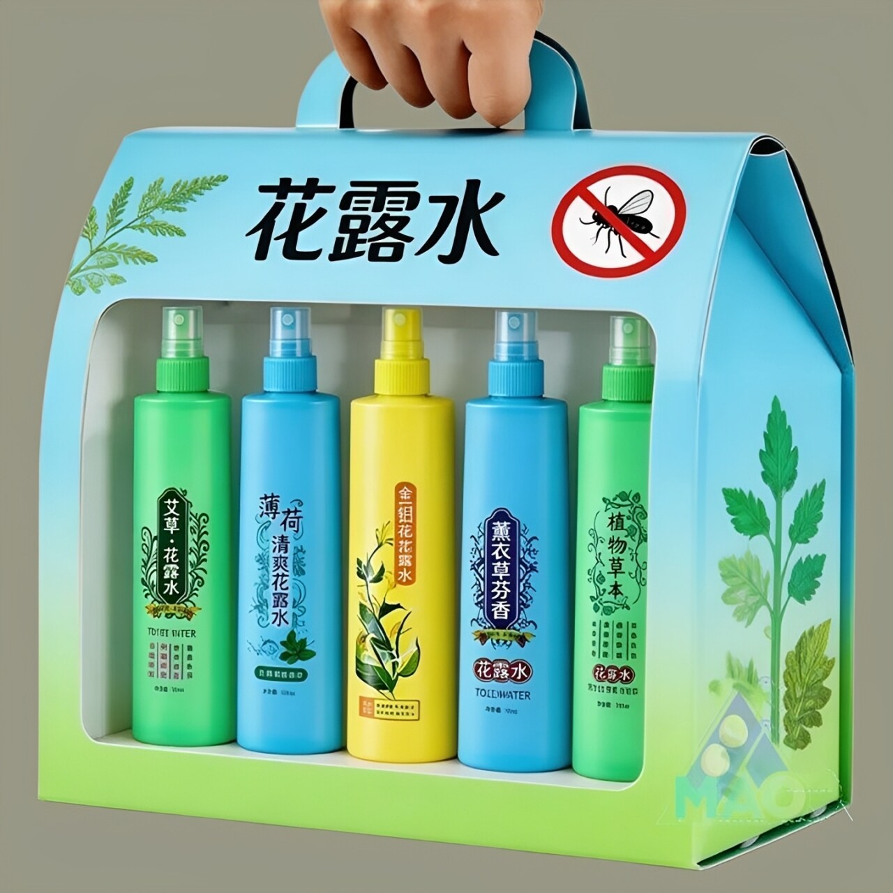 清爽无蚊虫天然植物驱蚊花露水