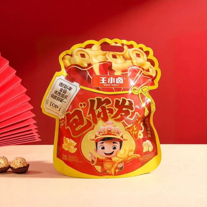 王小卤包你发财卤味零食礼包628g虎皮凤爪鸡肉豆堡鸭翅根鸭脖零食,零食/坚果/特产,鸡肉零食,淘宝优惠券,粉丝福利购,淘宝优惠卷