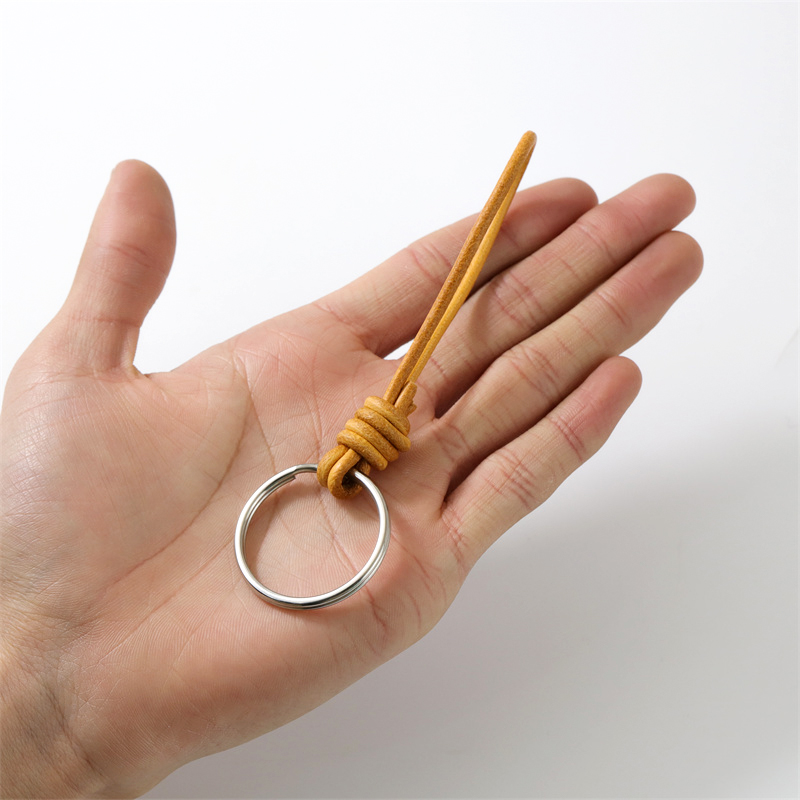 复古牛皮绳钥匙扣挂件包包玩偶手工挂件绳扣公交门禁学生卡防丢绳
