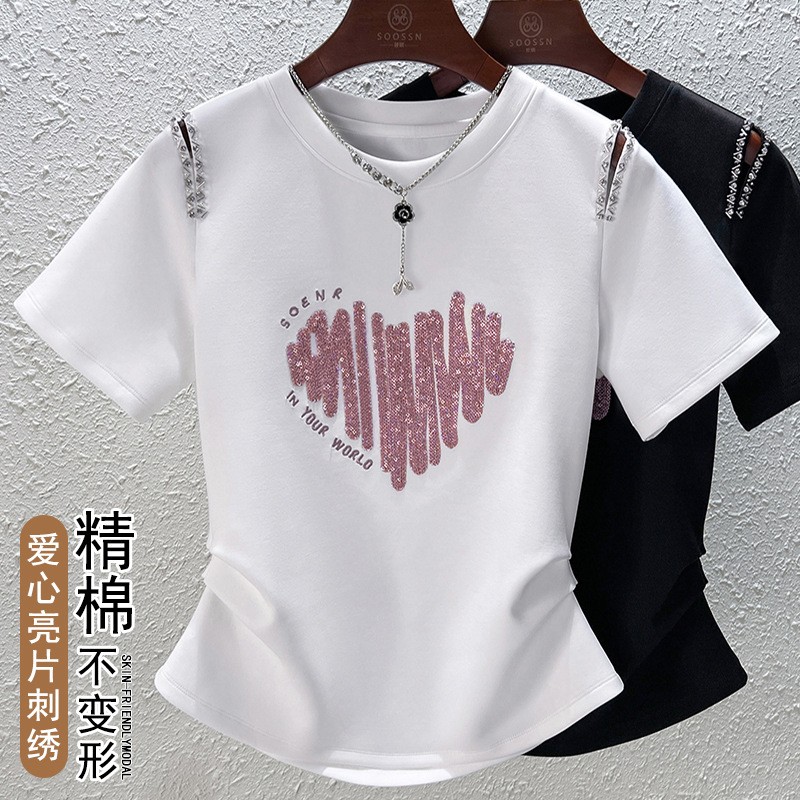 2025夏季新款短袖t恤女
