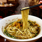 乡味扬州高邮老式 碱水面阳春面非油炸汤面日晒扬州干拌面面条调料