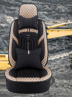 挖掘机坐垫专用日立zx120/200/300透气全包挖机座套四季通用配件