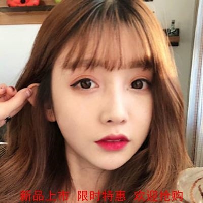 头发蓬松学生新款假刘海刘海假发女女士修脸气质两侧