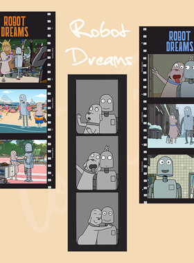 机器人之梦胶片卡片装饰书签纸礼物纪念周边半透明装饰背景自制