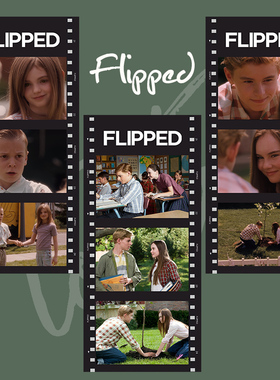 怦然心动电影胶片卡片装饰书签纸礼物纪念周边半透明海报票根