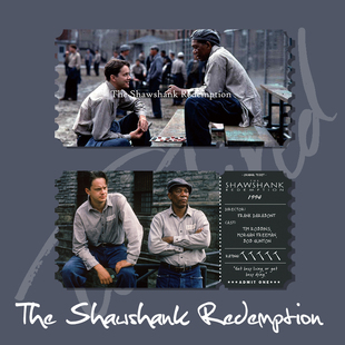 肖申克的救赎电影票根卡片装饰礼物纪念周边手帐自制书签周边