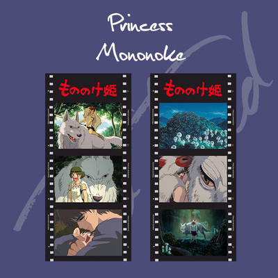 幽灵公主电影胶片卡片海报周边