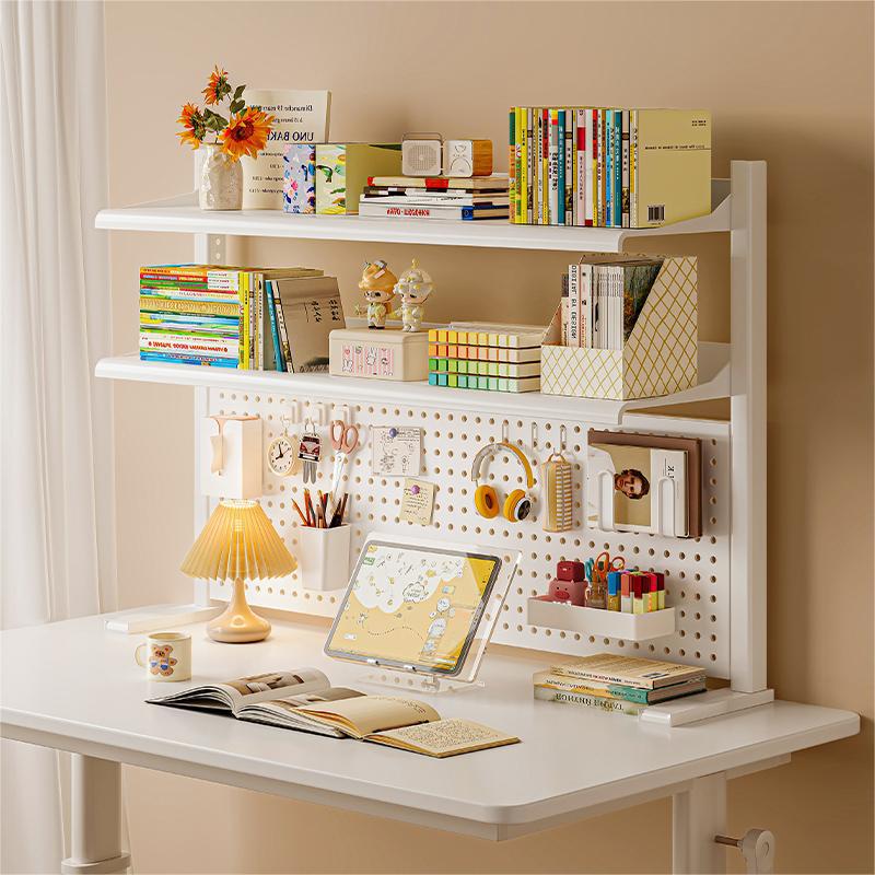桌面洞洞板多层收纳置物架