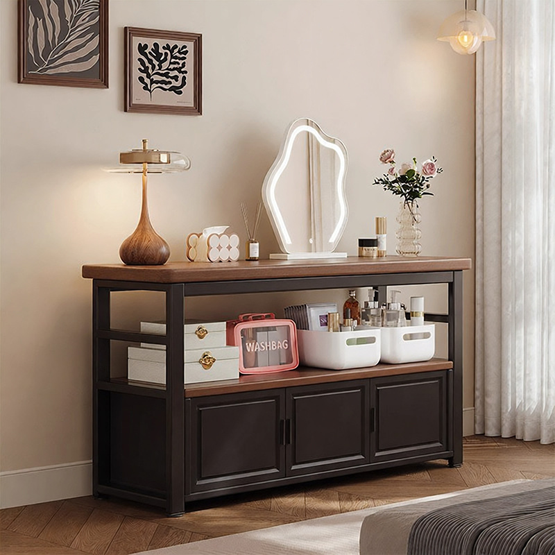 床尾窄桌收纳柜靠墙置物架