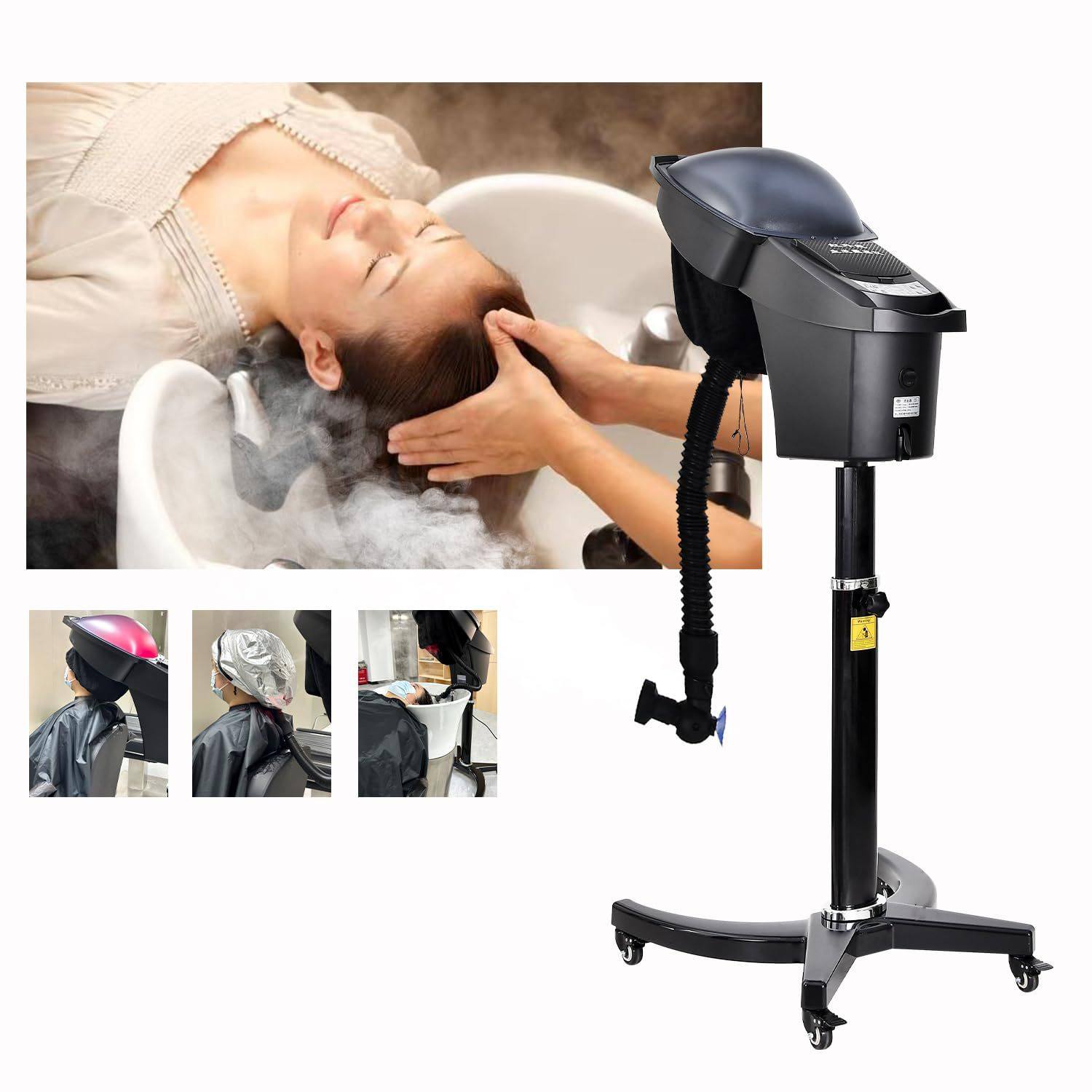 发廊蒸汽焗油机美发护发03臭氧护理仪坐躺二合一营养机器喷雾翻翻垫
