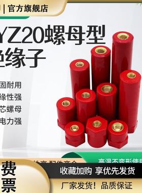 JYZ绝缘子新能源绝缘柱直径20高度16/20/25/30/40/50螺母型支撑柱
