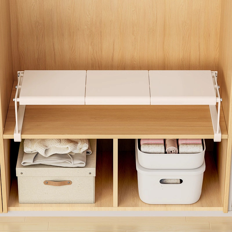 衣柜分层隔板收纳柜子橱柜内伸缩置物架衣橱碳钢隔断分层架子,住宅家具,伸缩衣/裤架,淘宝优惠券,粉丝福利购,淘宝优惠卷