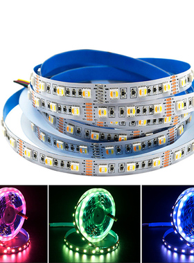 RGBWW七彩灯带rgbcw五合一CCT五路LED氛围高亮5050灯条24V